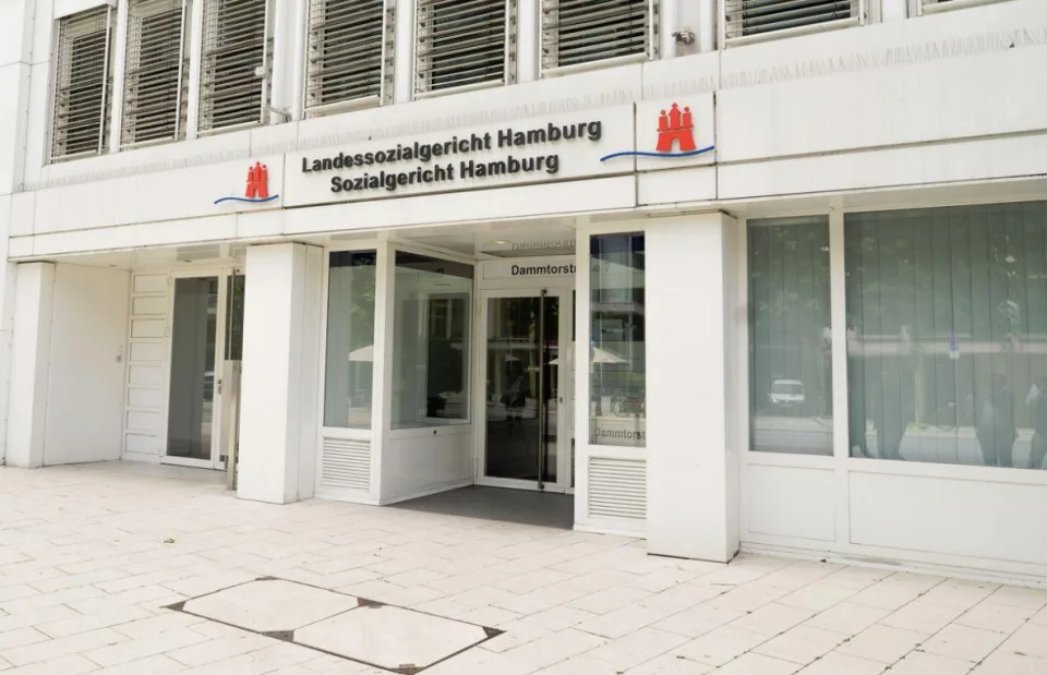 Eingangsbereich des Sozialgericht Hamburg