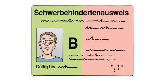 ein Schwerbehindertenausweis